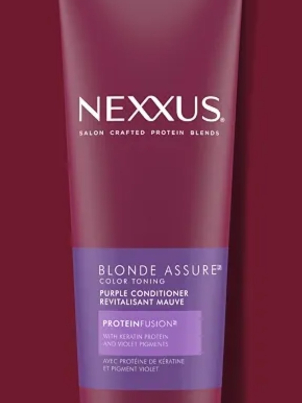 Nexxus Purple Blonde Assure Color-Toning Purple Conditioner